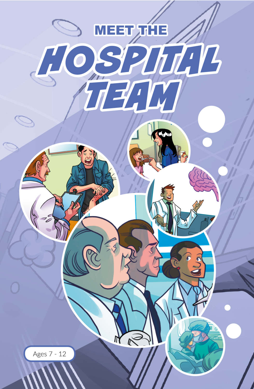 Meet the Hospital team Comic cover